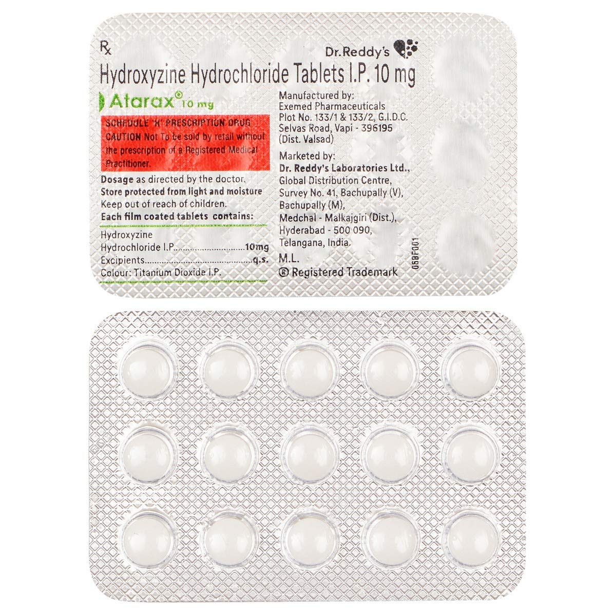 Atarax,Hydroxyzine