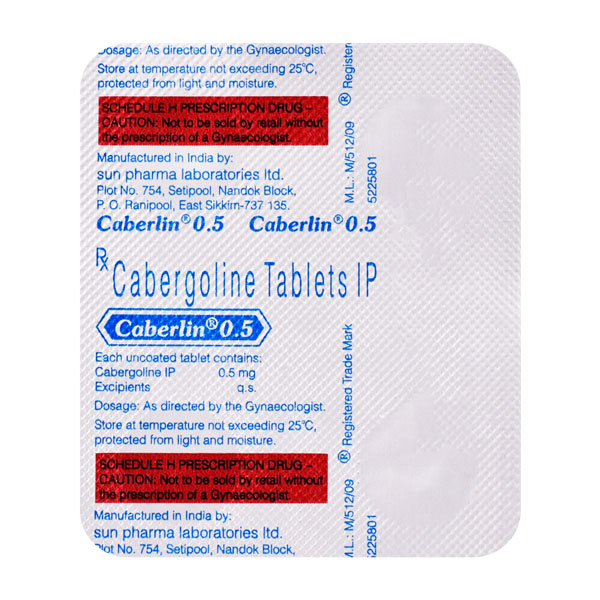 Caberlin, Cabergoline