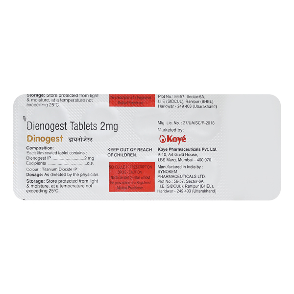 Dinogest-Tablet-back Dinogest,Dienogest