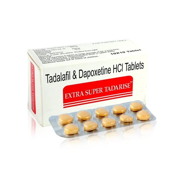Extra Super Tadarise, Tadalafil, Dapoxetine