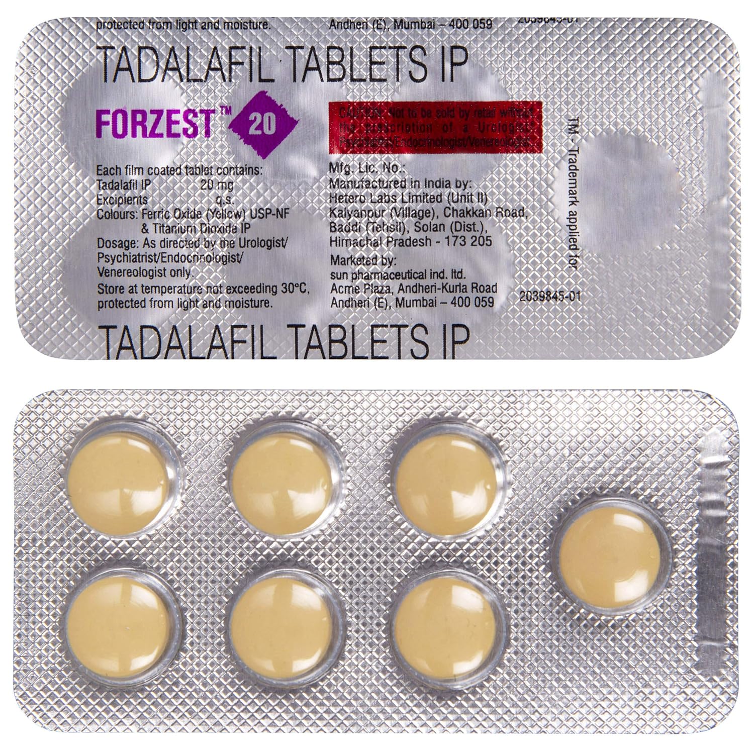 Forzest,Tadalafil