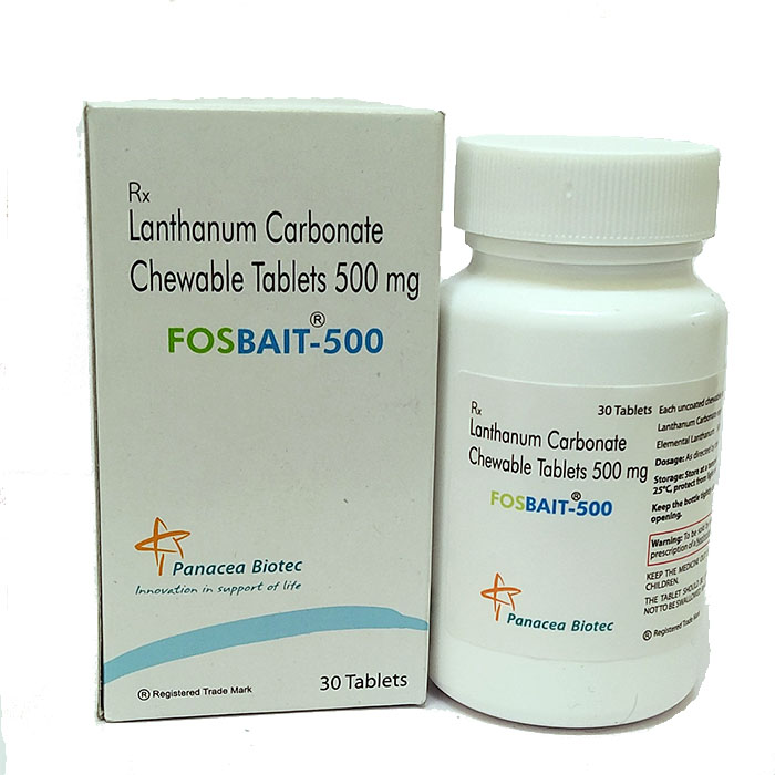Fosbait-500 Fosbait,Lanthanum Carbonate