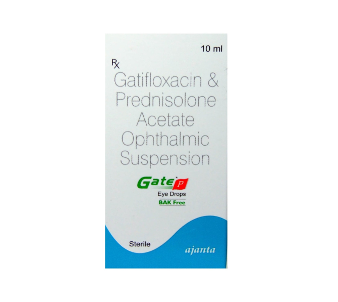 Gate P, Gatifloxacin Prednisolone, Gate P Eye Drop