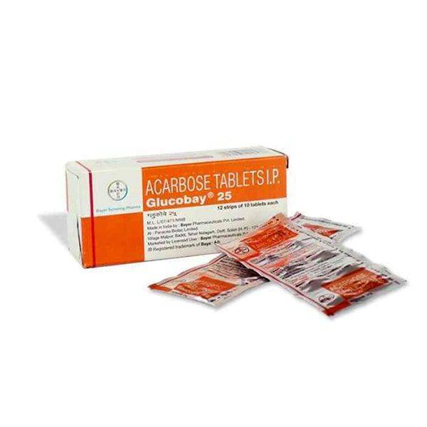 Glucobay-25-Mg Glucobay