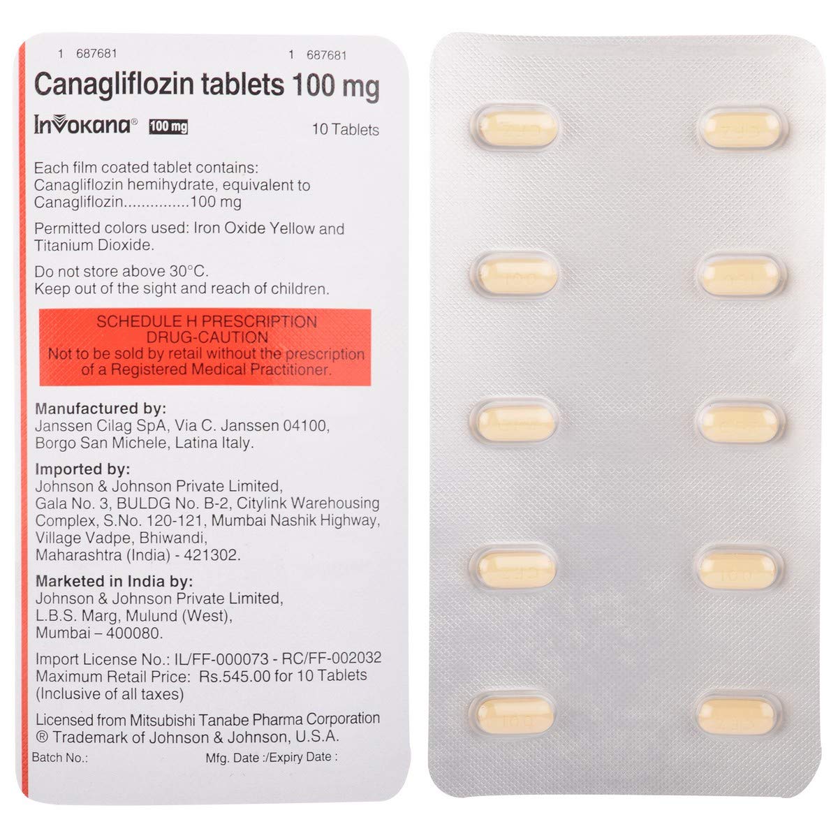 Invokana,Canagliflozin