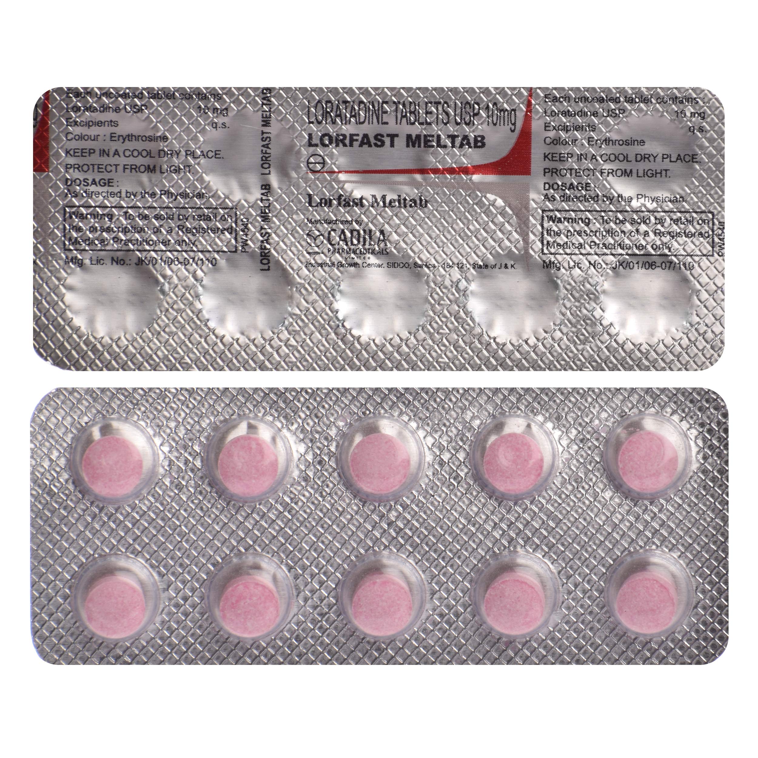 Version 1.0.0 Lorfast Meltab, Loratadine