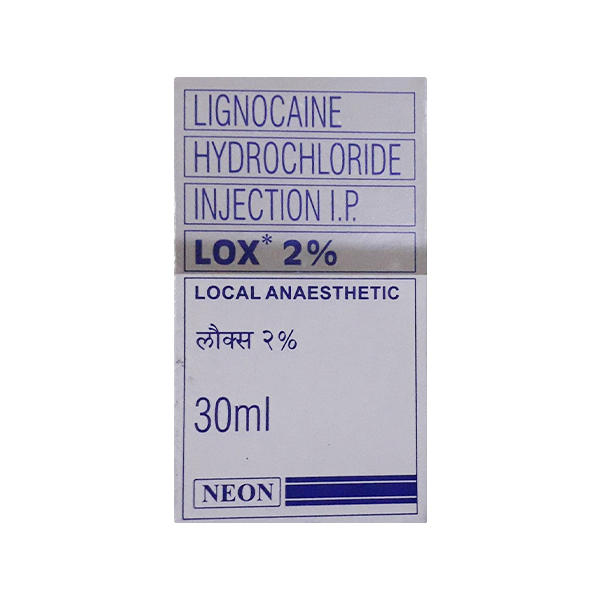 Lox 2% Injection,Lignocaine hydrochloride