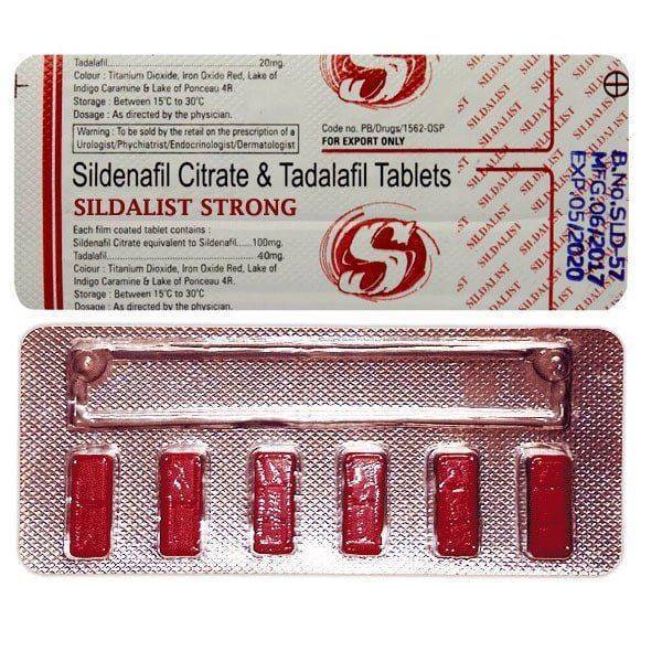 Sildalist,Sildenafil,Tadalafil