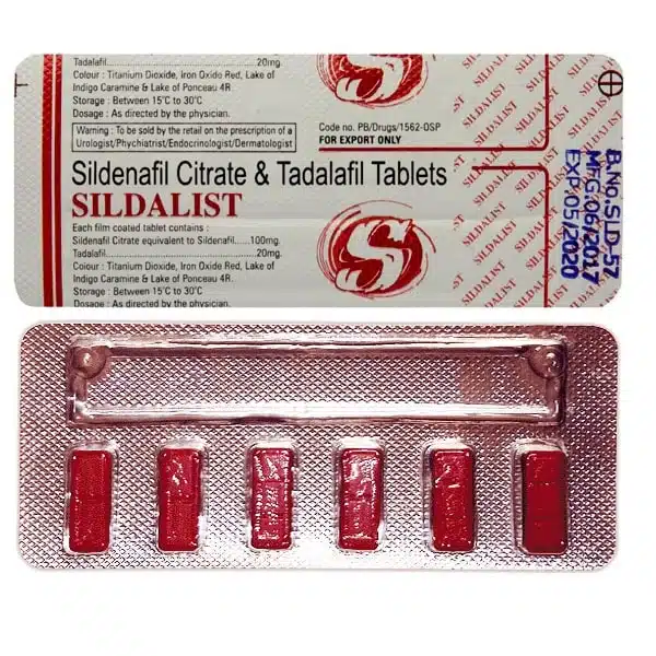 Sildalist,Sildenafil,Tadalafil
