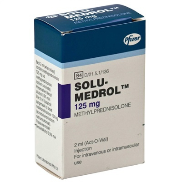 Solu-medrol-125-mg Solu-Medrol, Methylprednisolone