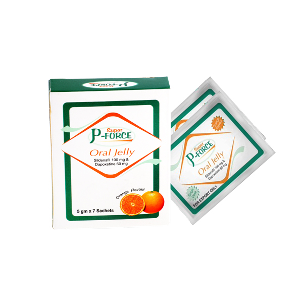 Super P-Force Oral Jelly,Sildenafil,Dapoxetine