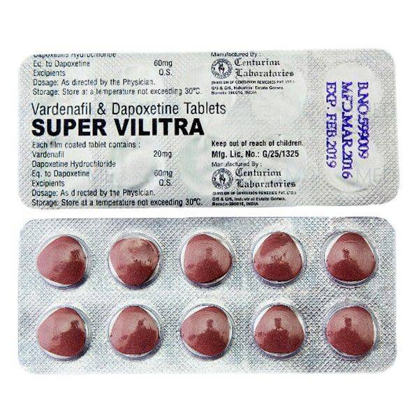 Super-Vilitra Super Vilitra,Vardenafil,Dapoxetine
