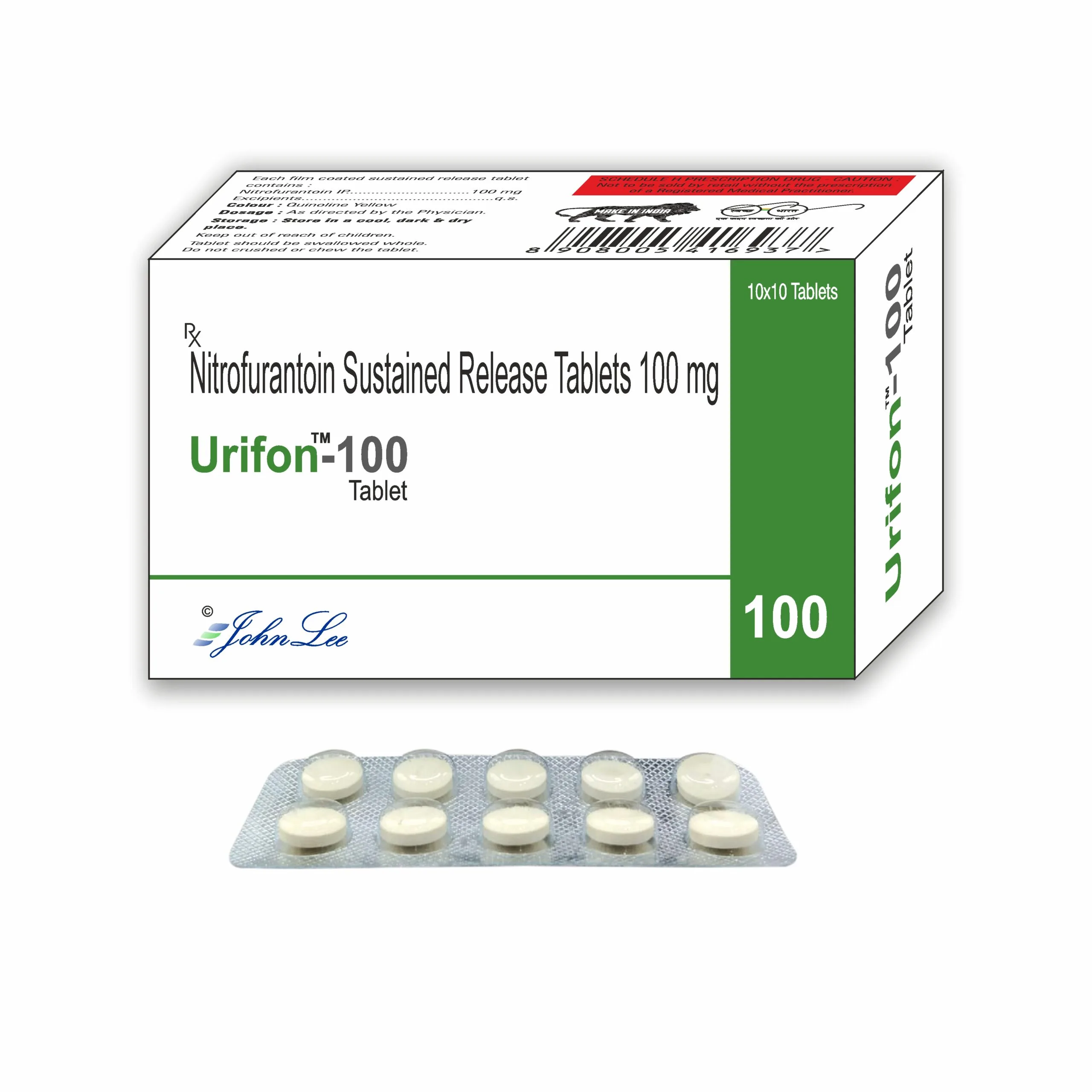 Urifon, Nitrofurantoin