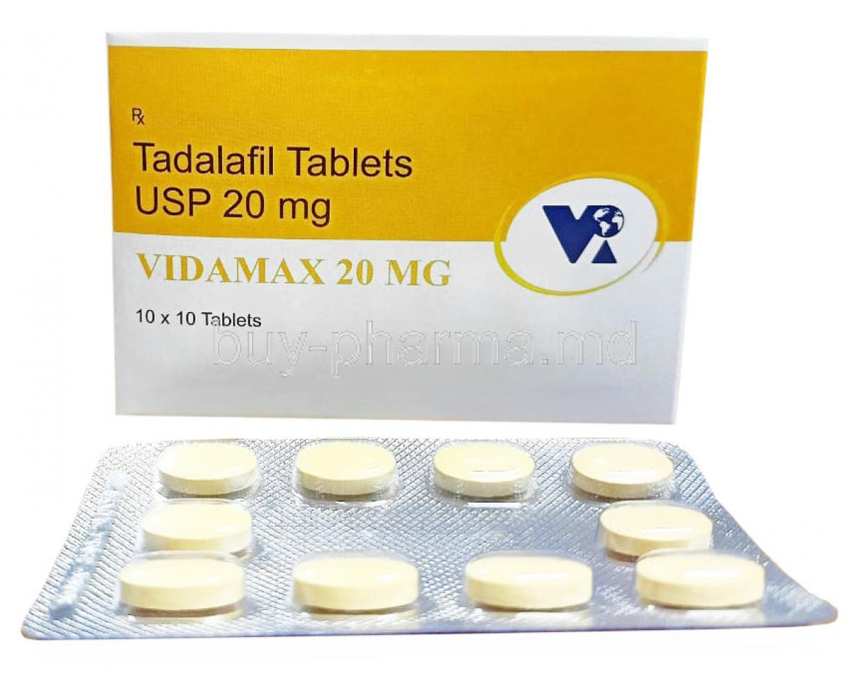 Vidamax, Tadalafil