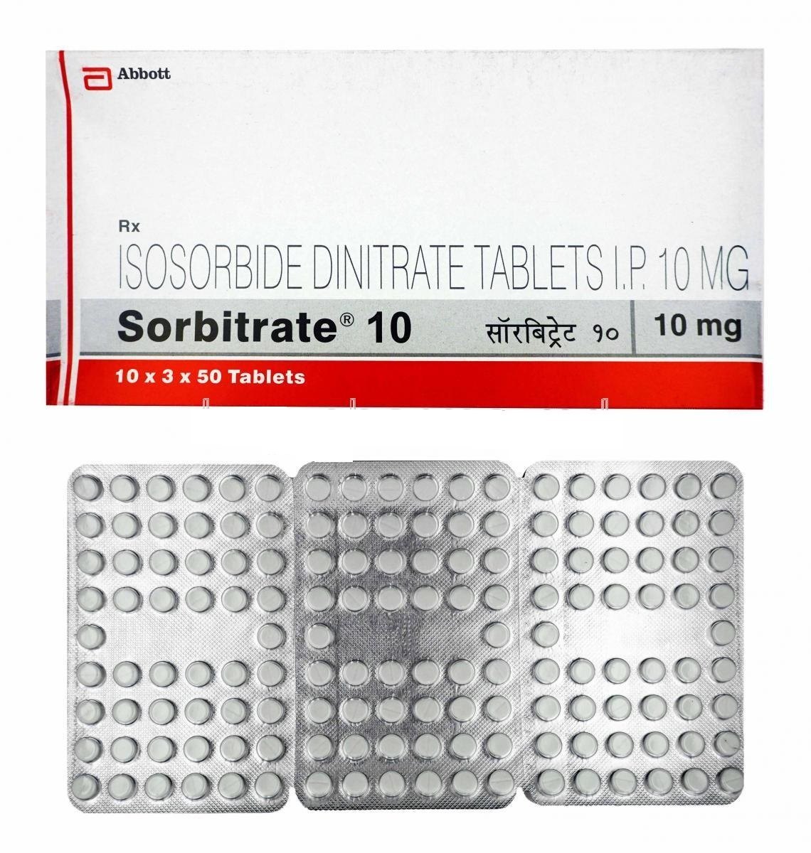 isosorbide-dinitrate-tablets-10-mg Sorbitrate, Isosorbide