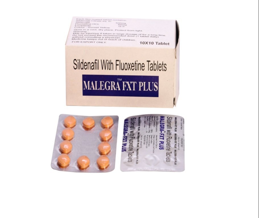 Malegra FXT Plus,Sildenafil,Fluoxetine