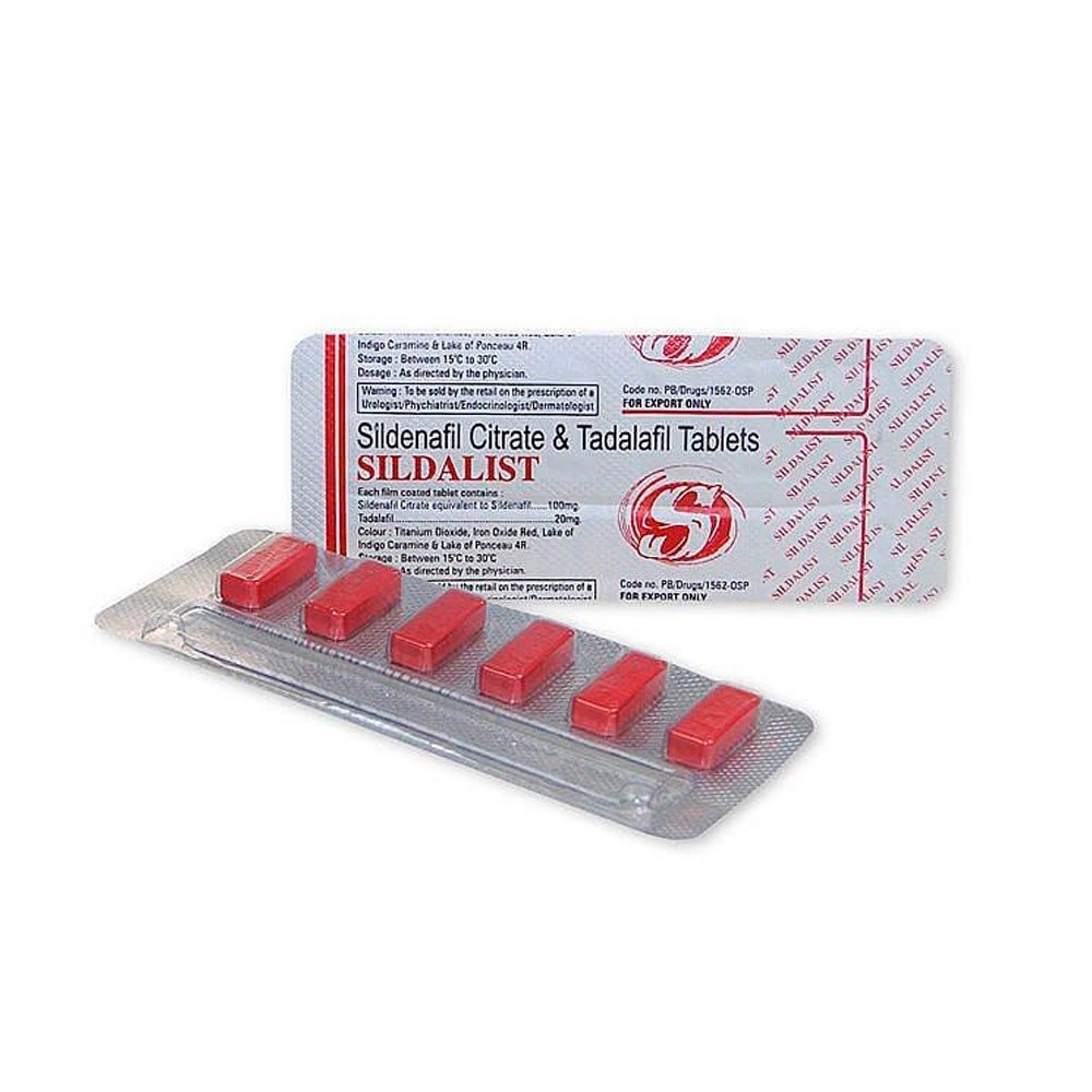 Sildalist,Sildenafil,Tadalafil
