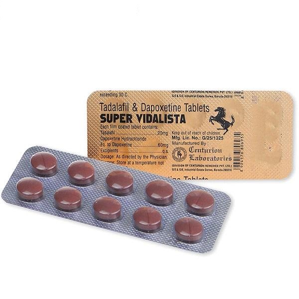 Super Vidalista,Tadalafil,Dapoxetine