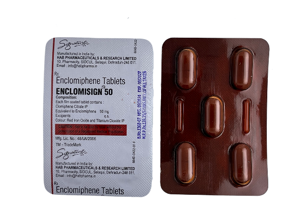 Enclomiphene citrate tablet Enclomisign 50 mg